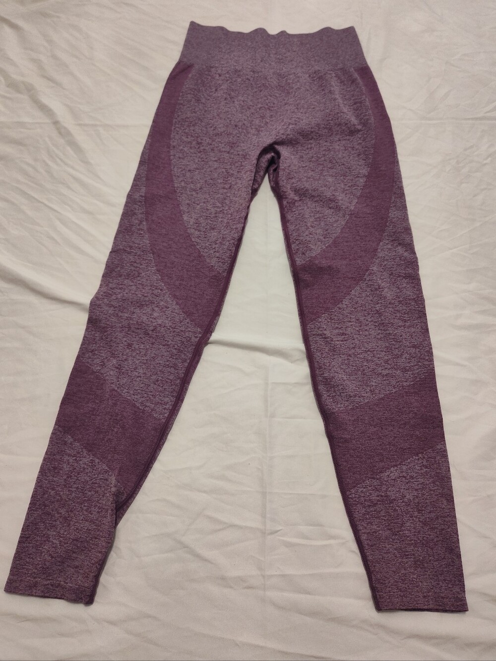 PINK Victoria's Secret Sport Seamless Workout Tights Compress M Purple Heathered
